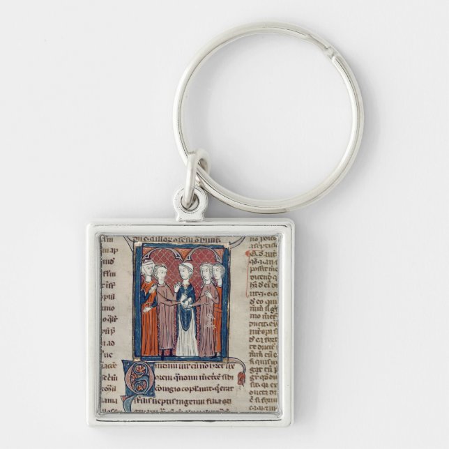 Chaveiro Uma cena do casamento, 'de Decrets de Gratien' (Frente)