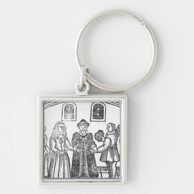 Chaveiro Uma cerimónia de casamento (Frente)