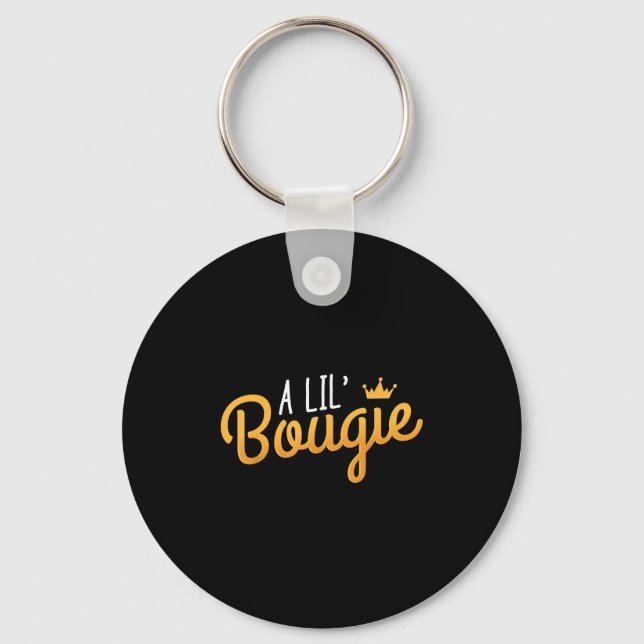 Chaveiro Uma citação de Lil Bougie Humor (Frente)