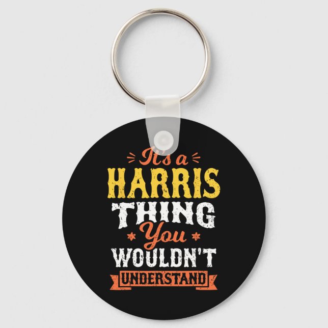 Chaveiro Uma coisa do Harris que você não entenderia Sobren (Frente)