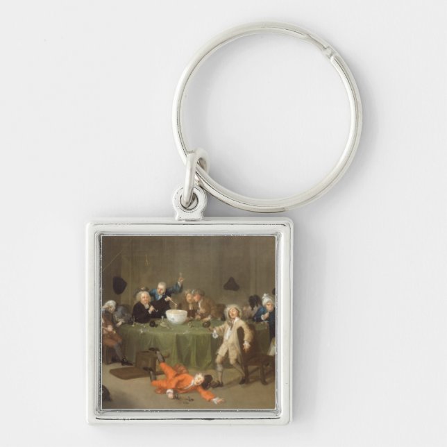 Chaveiro Uma conversação moderna da meia-noite, c.1732 (o (Frente)
