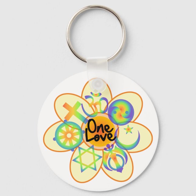 Chaveiro Uma Flor de Amor (Frente)