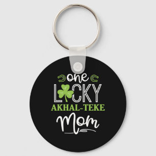 Chaveiro Uma Lucky Akhal-teke Horse Mãe Irish Horseback Rid