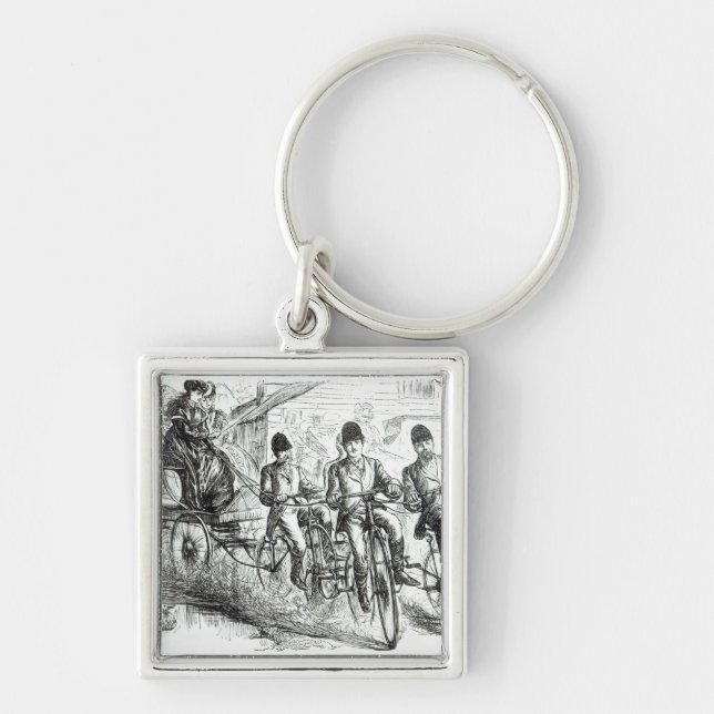Chaveiro Uma maneira nova de viajar a Brigghton, 1864 (Frente)