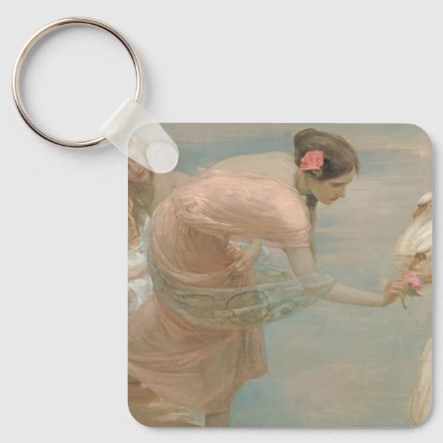Chaveiro Uma Manhã de Verão por Rupert Bunny (1897) (Frente)