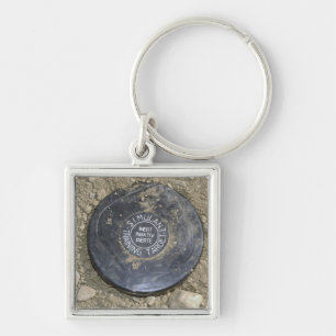 Chaveiro Uma mina de terra simulada