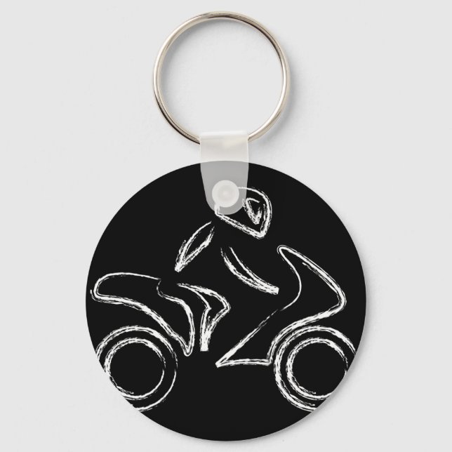 Chaveiro Uma moto numa moto (Frente)