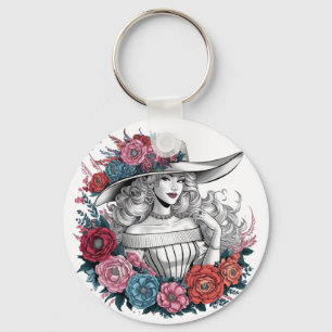 Chaveiro Uma mulher bonita