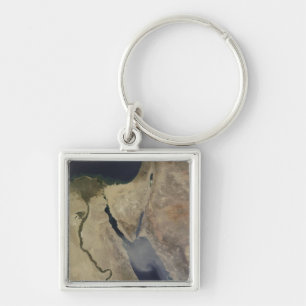 Chaveiro Uma nuvem da poeira tan de Arábia Saudita