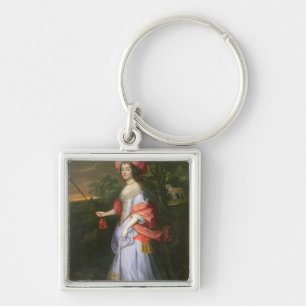 Chaveiro Uma senhora no traje de mascarada, c.1679