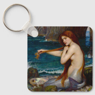 Chaveiro Uma Sereia, c. 1900 por John Waterhouse