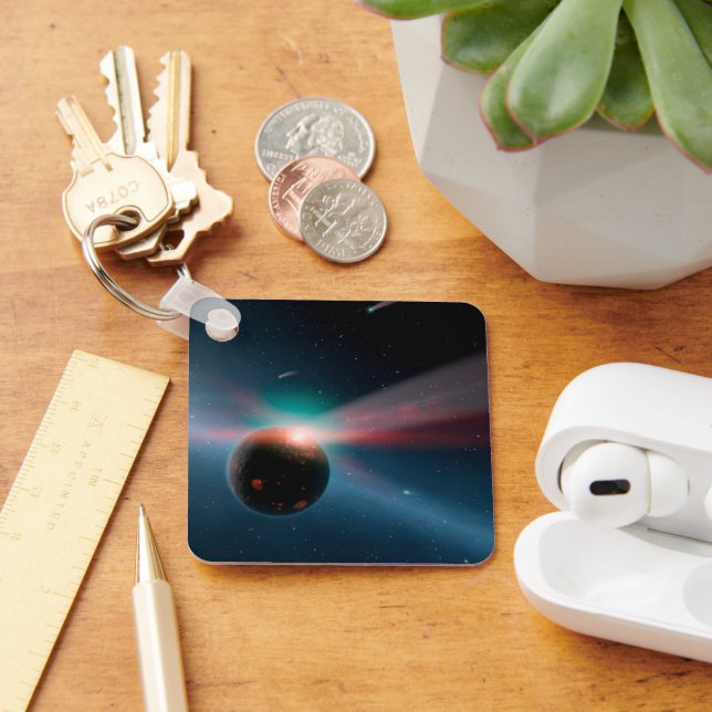 Chaveiro Uma Tempestade De Cometas No Sistema Eta Corvi. (Mesa)