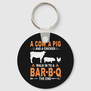 Chaveiro Uma Vaca Um Porco E Uma Galinha Entram Em Um R B Q