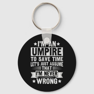 Chaveiro Umpire Funny Sketll Design For An Umpire 