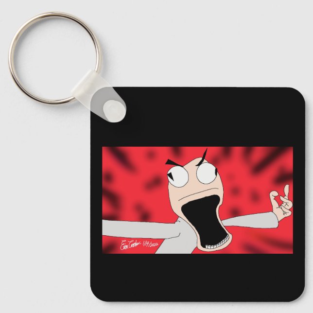 Chaveiro unhinged puppet art (Frente)