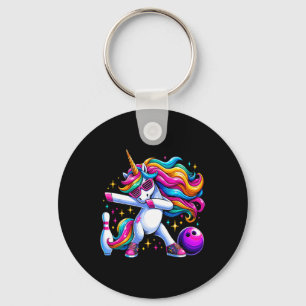 Chaveiro Unicorn Dabbing Boliche Squad Birthday