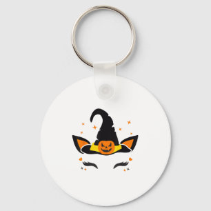 Chaveiro Unicorn Face Eyelashes Bruxa Pumpkin Assustador Ha