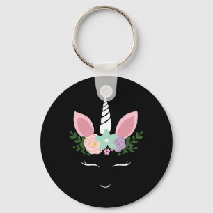 Chaveiro Unicorn Face Eyelashes Figurino De Halloween Com F