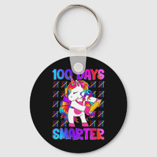 Chaveiro Unicorn Feliz 100 Dias De Escola Mais Inteligente