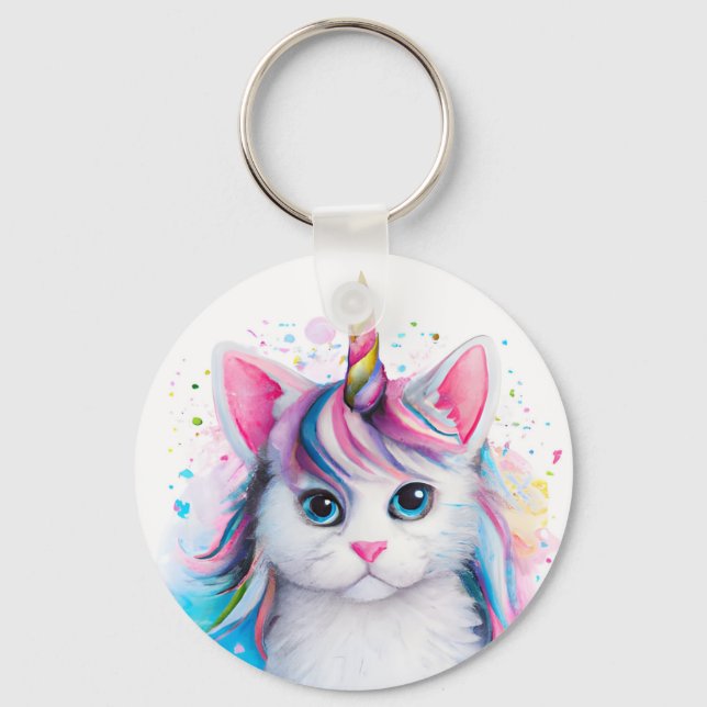 Chaveiro Unicorn Kitten (Frente)