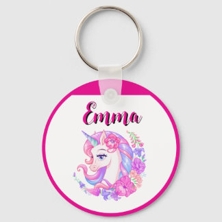 Chaveiro unicorn & personalize your name 