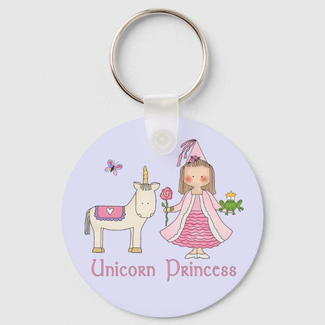 Chaveiro Unicorn Princess (Frente)