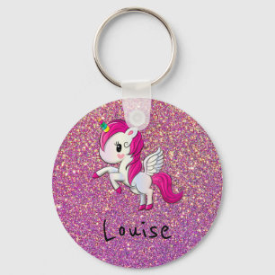 Chaveiro Unicórnio bonito keyring personalizado do chaveir