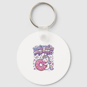 Chaveiro Unicórnio Donut Toque no Meu Presente Mágico Stick