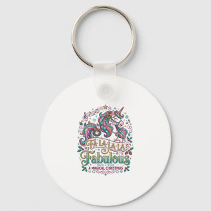 Chaveiro Unicórnio Fa La La La Fabuloso Fundo Branco Fofo