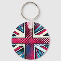 Chaveiro Union Jack