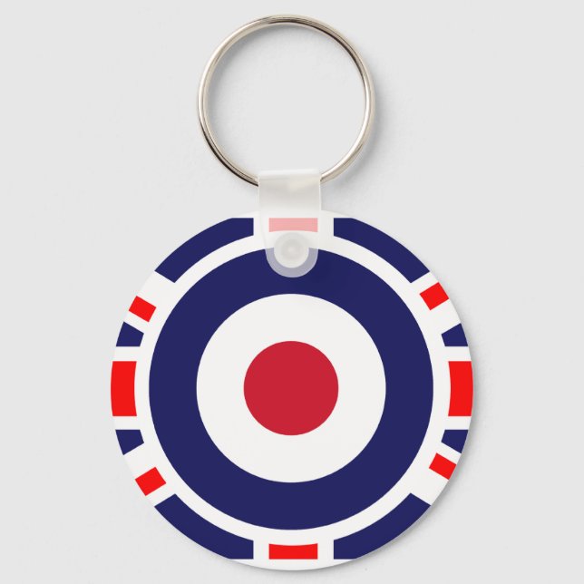 Chaveiro Union Jack Mods England Target (Frente)