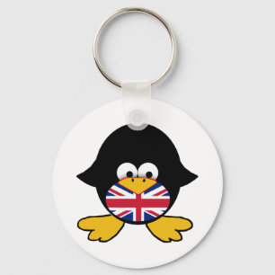 Chaveiro Union Jack Penguin