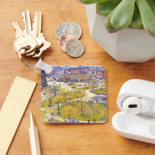 Chaveiro Union Square na Primavera por Frederick Childe Has