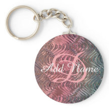 UNIQUE Personalized Monogrammed Pink Glass