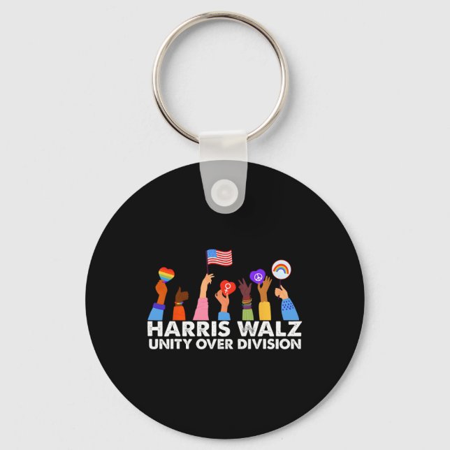 Chaveiro Unity Over Division Harris Wheimer 2024 3 (Frente)