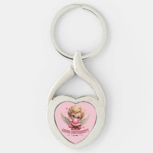 Chaveiro Universidade Cute Cupid Bubblegum Anjo Estética