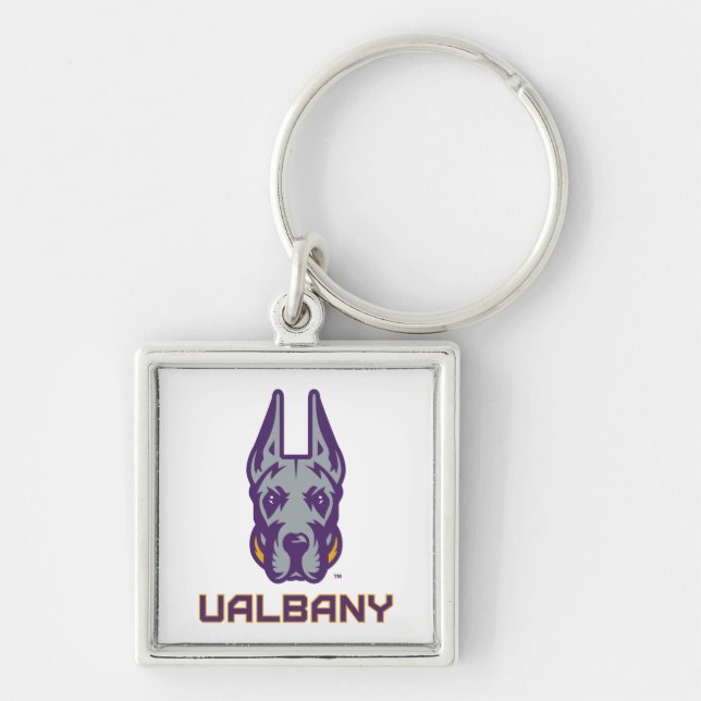 Chaveiro Universidade de Albany Great Danes (Frente)