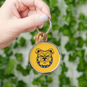 Chaveiro Universidade Estadual da NCA&T Rosto de Buldogue