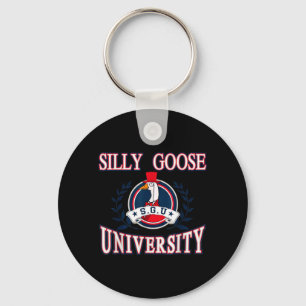 Chaveiro Universidade Silly Goose Meme Divertido