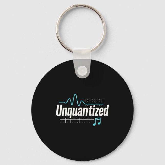 Chaveiro Unquantized Music Producer Musician Graphic  (Frente)