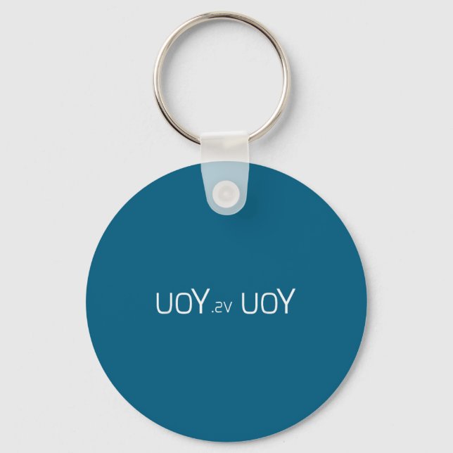 Chaveiro Uoy Sv Uoy Motivational Quote  (Frente)