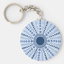 Chaveiro Urchin do Mar Mínimo Geométrico