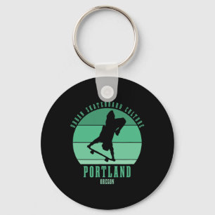 Chaveiro Urn de Skate do Skateboarder Portland Oregon