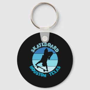 Chaveiro Urn de Skateboarder Houston Texas Skateboarding