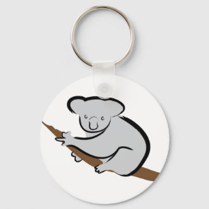 Chaveiro Ursinho Koala em árvore