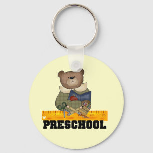 Chaveiro Urso com o camiseta e os presentes prées-escolar