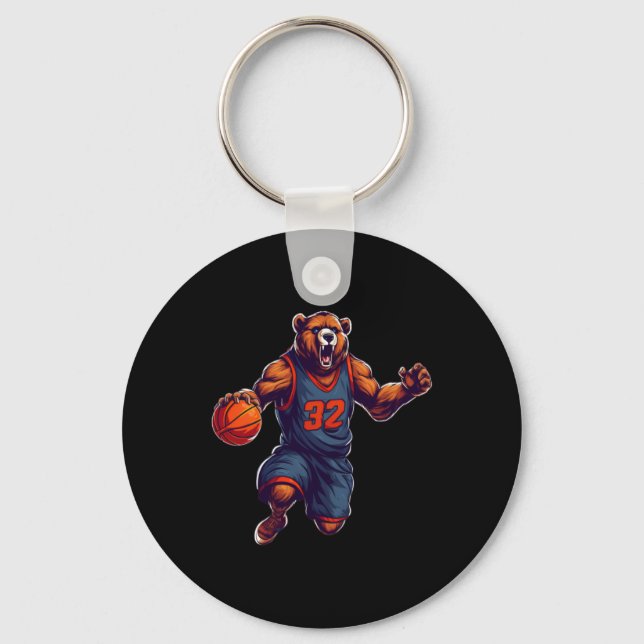 Chaveiro Urso de Basquete 1 (Frente)