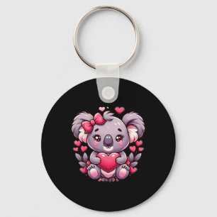 Chaveiro Urso de Corações de São Valentão Koalá