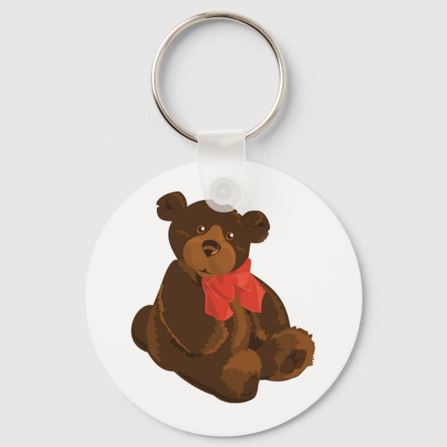 CHAVEIRO URSO DE PELÚCIA FOFO ADORÁVEL (Frente)