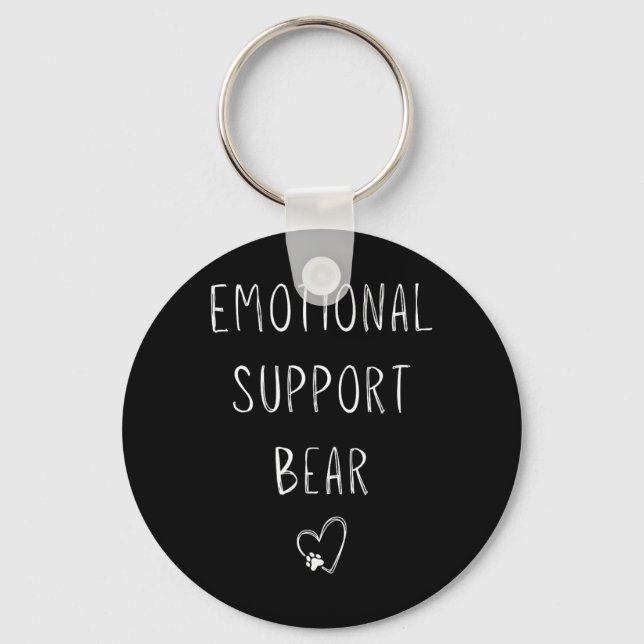 Chaveiro Urso de Suporte Emocional! Abraços de Quebra de Im (Frente)
